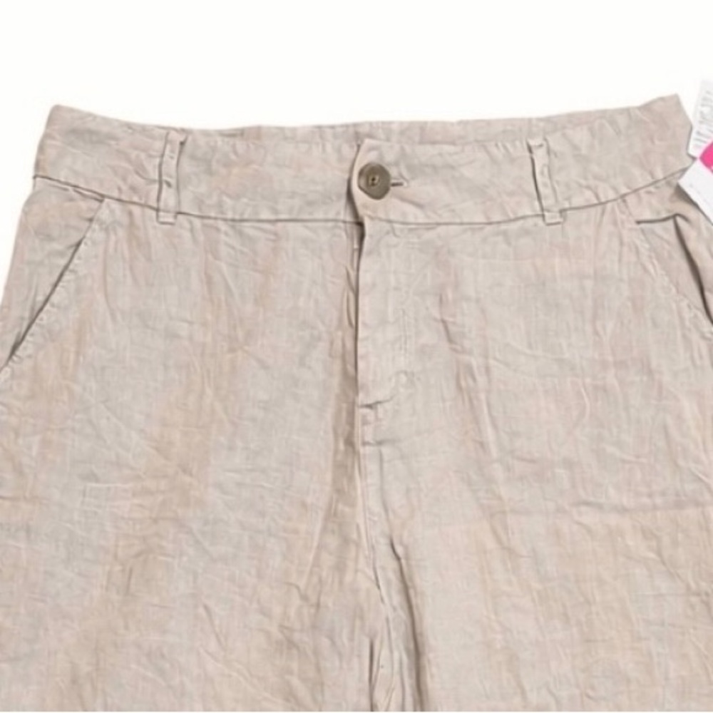 Fresh Produce Womans Wide Leg Linen Pants - Picture 2 of 6